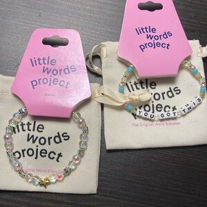 Little Words Project Crystal Beaded Sparkle Bracelets